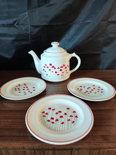 Wade poppies teapot with - wade,