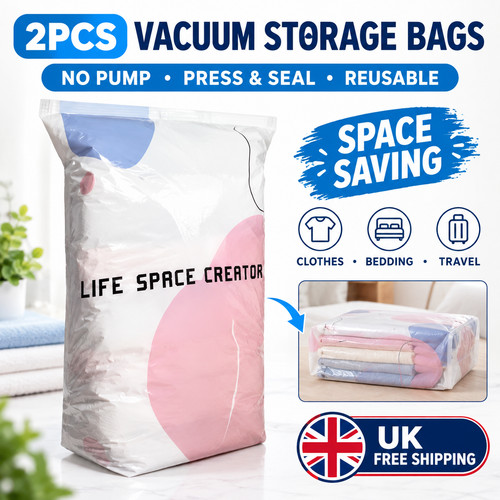 Pump vacuum storage - no‑pump,