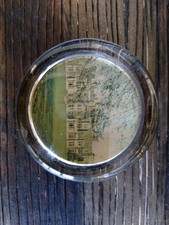 Antique Paperweight Showing Stately Home
