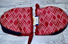 Mini Mitts Red - White Checked