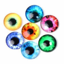 5 Different Pairs Glass Dolls Eyes 12mm DIY Handcraft Animal Accessories Craft