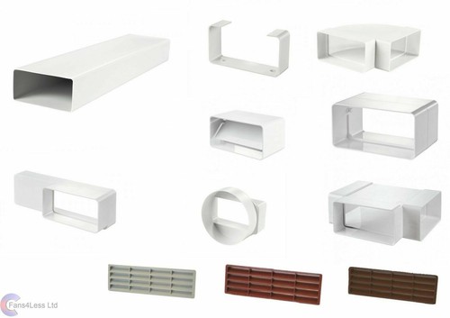 Flat rectangular ducting 110 - flat,