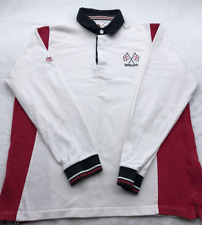 Cotton Traders Supporters Club England Rugby Polo Shirt Long Sleeved Mens Large