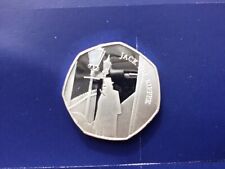 Jack the Ripper 50pence Coin,in Blue Change Checker Card.