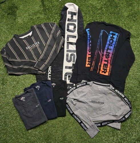 Hollister clothing lot tees - hollister,