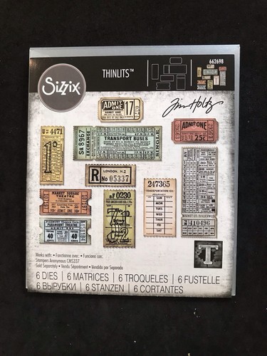 Ticket booth stubs sizzix tim - stubs,