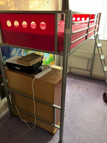 Kids loft style single bunk - loft,