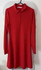 Red jumper Dress Women Size-XS