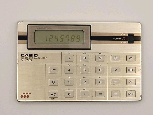 Vintage casio 720 musical - vintage,