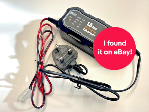 Deluxe battery charger for - battery,