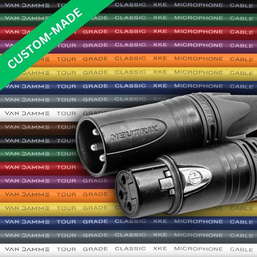 Black neutrik male female - black, xlr