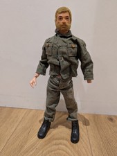 ACTION MAN BY PALITOY ORIGINAL VINTAGE 1964 FIGURE FLOCK HAIR BEARD MISSING HAND