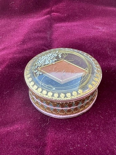Antique georgian glass trinket - antique,