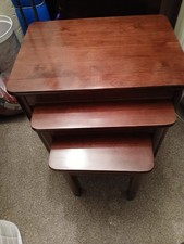 Nesting Tables Set of 3 Dark