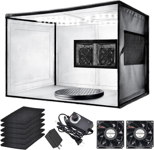 Airbrush spray booth with - spray,