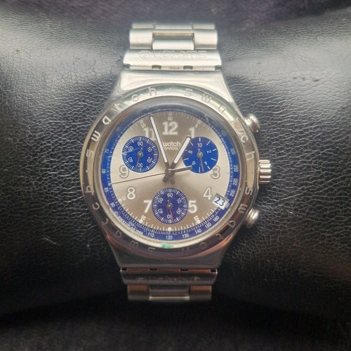 Swatch irony chronograph blue - irony,