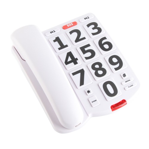Elderly landline phone with - phone,