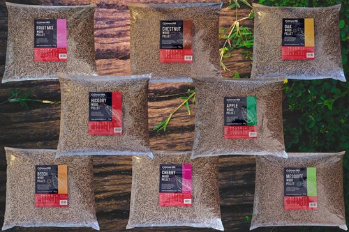 Exstream bbq 9kg wood pellets - wood,