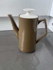 Vintage Beswick Light Brown Coffee Pot. Made In England Quality 9” Tall