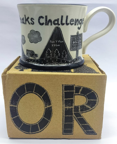 Moorland pottery mug - moorland, welsh