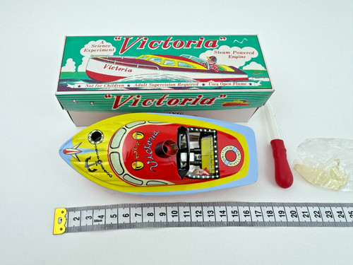 1996 schylling tinplate boat - schylling,