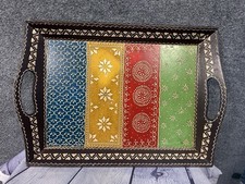 Large Hand Painted Wooden