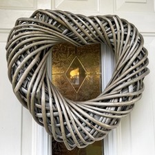 Wicker Love Heart Wreath Large