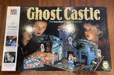 Vintage MB Ghost Castle Board Game 1985, Not Complete- Axe Missing
