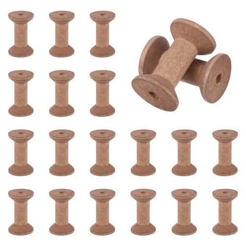 20pcs wooden spools crafts - wooden,