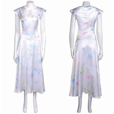 Downton Abbey Lady Mary Crawley White Dress Cosplay Costume Carnival Party Suit