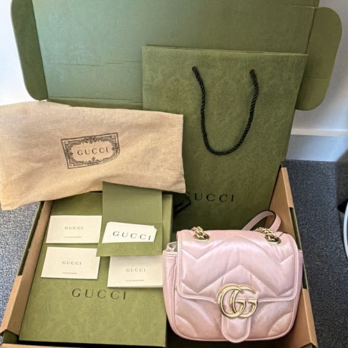 Gucci marmont pink - marmont, quilted