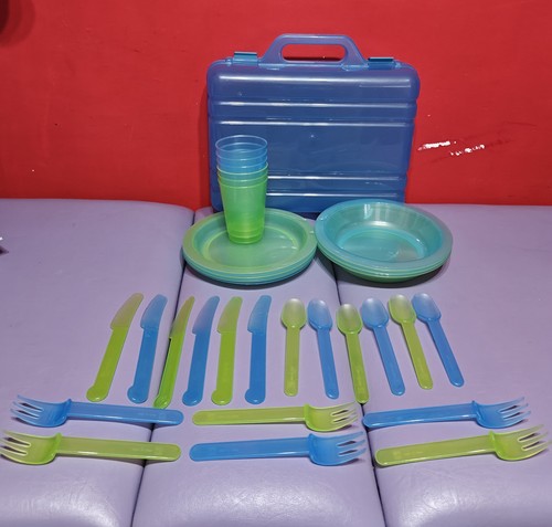 Plastic picnic camping set - picnic,