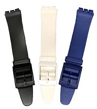 Ultra Thin Swatch Skin Replacement Resin Coloured Sports Watch Strap