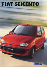 Fiat Seicento Young Hobby Suite Sporting Elletra Italian market brochure 2000
