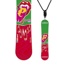 Miniboard Palmer Saga 10/11 Classic Snowboard as Necklace D07