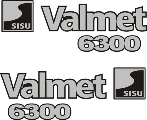 Valmet 6300 tractor - valmet, set