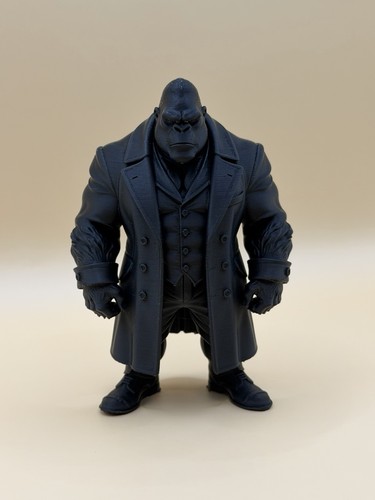 Silverback kingpin gorilla - silverback, 3d