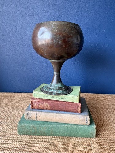 Copper chalice goblet - chalice,
