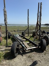 Launch And Dry Storage Trailer Trolley For Yacht