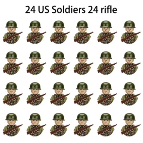 Custom lego army minifigure - army,