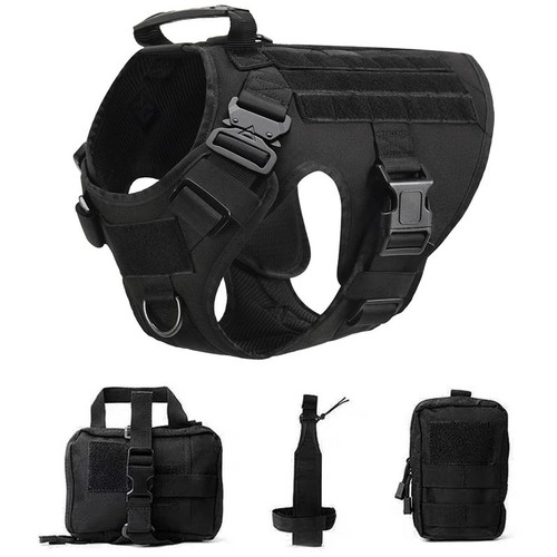 Tactical dog harness leash - tactical, &