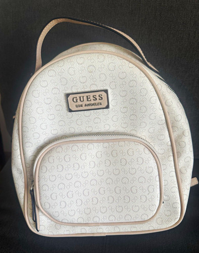 Guess beige logo - beige,