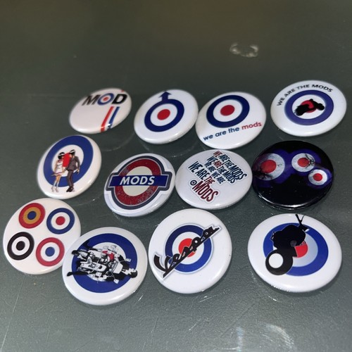 Mixed mod badges - mod, 25mm