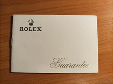 Rolex Guarantee 1971 all