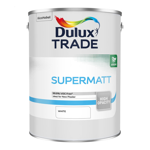 Dulux trade supermatt white - dulux,
