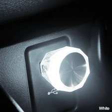 Car LED Mini Colorful Night Light Cigarette Lighter USB Atmosphere Light Wiring-