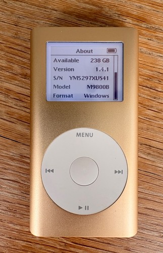 Ipod mini 256gb iflash cf - ipod,