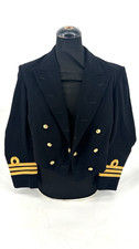 Vintage British Royal Navy Officer Mess jacket commander 1960s Military L