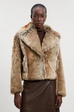 Karen Millen Faux Fur Coat