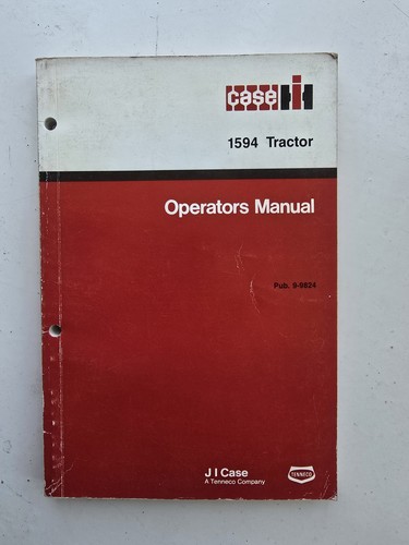 Case 1594 tractor - 1594, operators